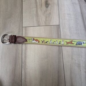 The Belted Cow Dog Pattern Belt